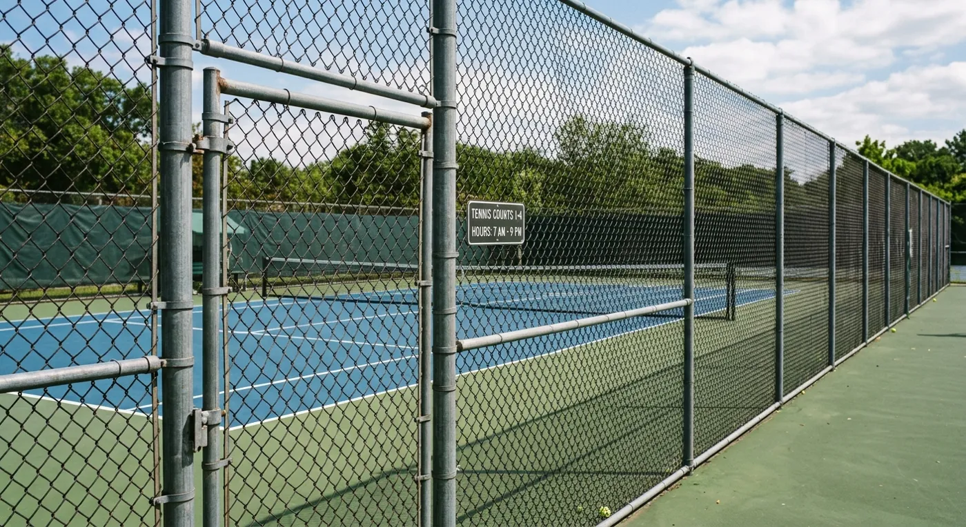 Tennis Court Fencing in Charlotte, NC